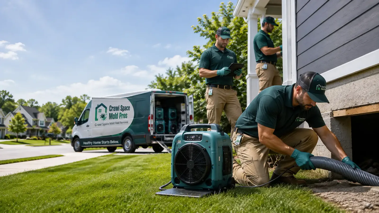 Crawl Space Mold Removal in Bordentown, NJ